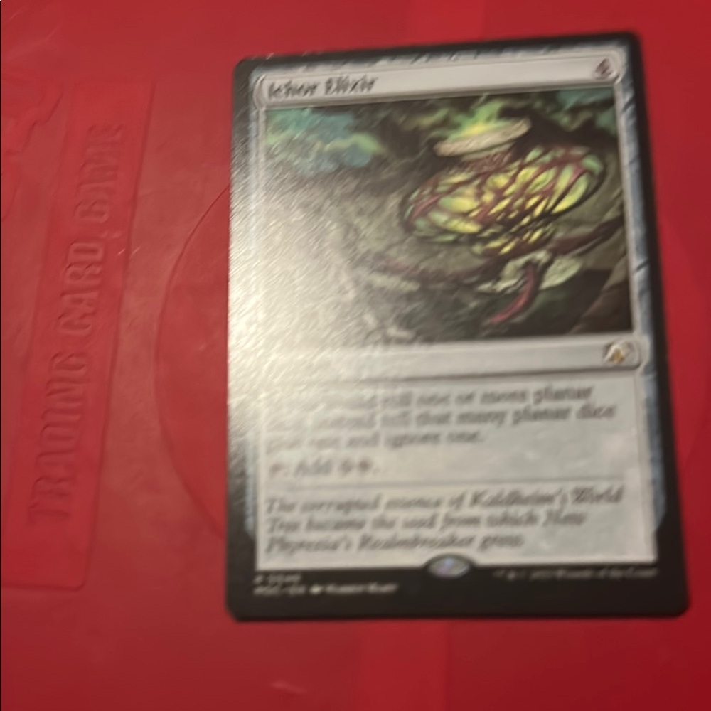 Magic: The Gathering - Sol Ring Card with Red Background